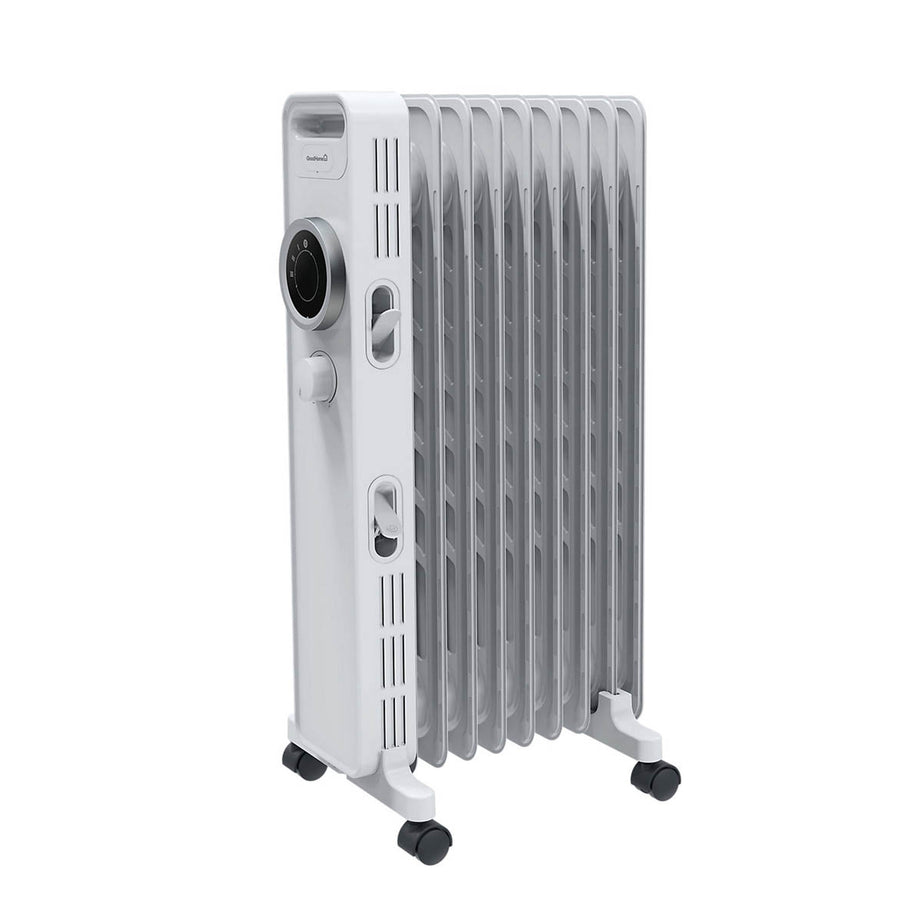 Oil Filled Radiator Electric 2000W 3 Heat Settings White Adjustable Thermostat - Image 7