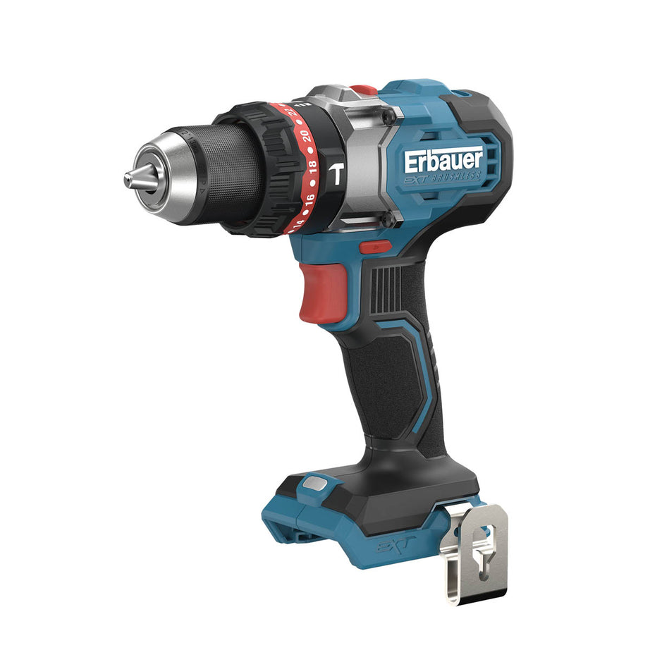 Erbauer Combi Drill ERI1107COM Cordless 18V EXT Keep Cool LED Light Body Only - Image 6