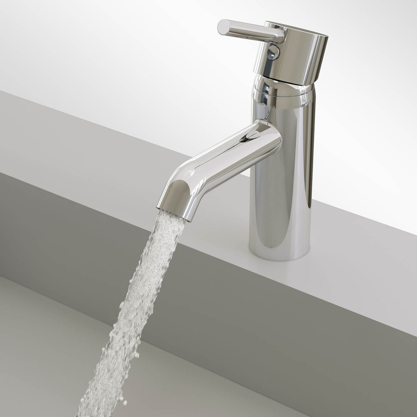 Vitra Minimax S Chrome effect Basin Mixer Tap - Image 5
