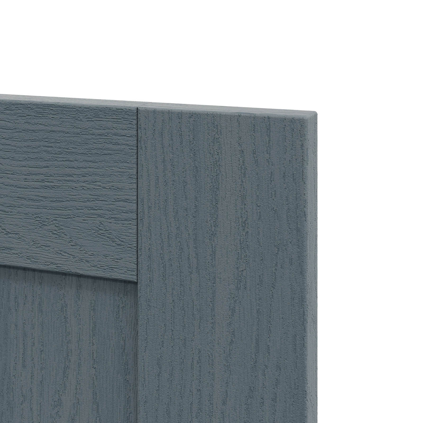 Kitchen Wall Cabinet Door Alpinia Matt Dusk Blue Wood Effect Shaker W25xH89.5cm - Image 7