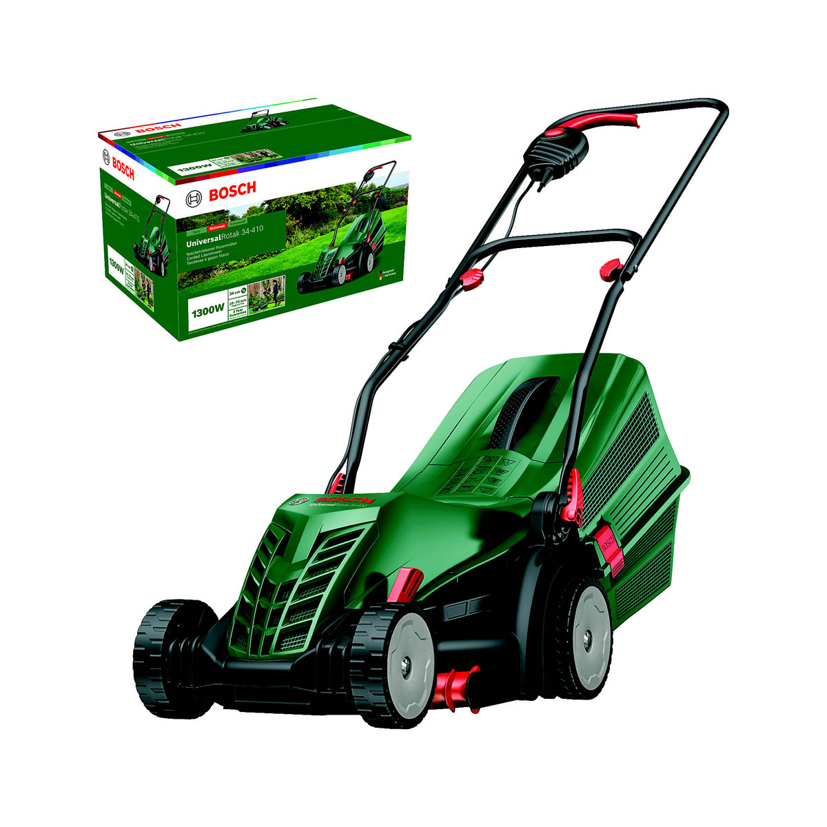 Bosch Lawnmower Electric UniversalRotak34-410 Rotary Garden Grass Cutter - Image 7