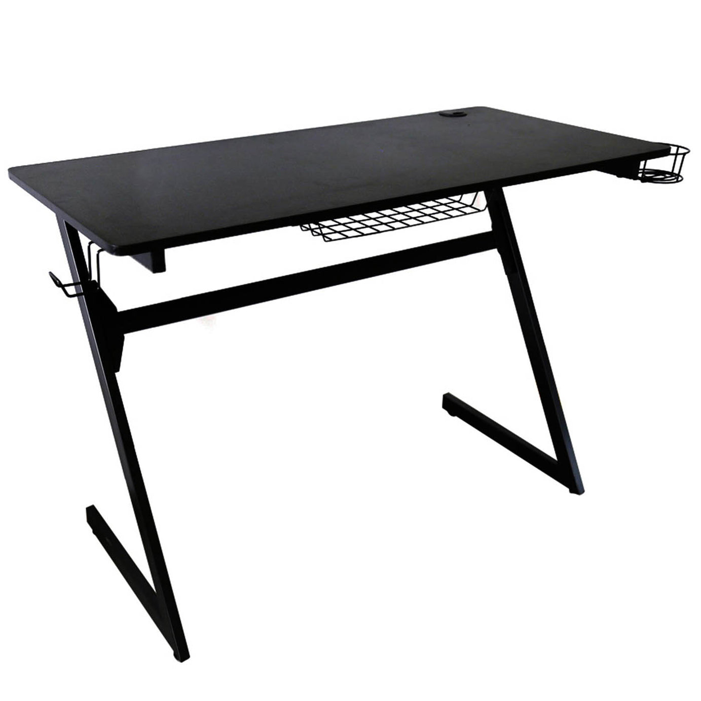 Thunya Matt black Gaming desk (H)75cm (W)127cm (D)50.5cm - Image 3