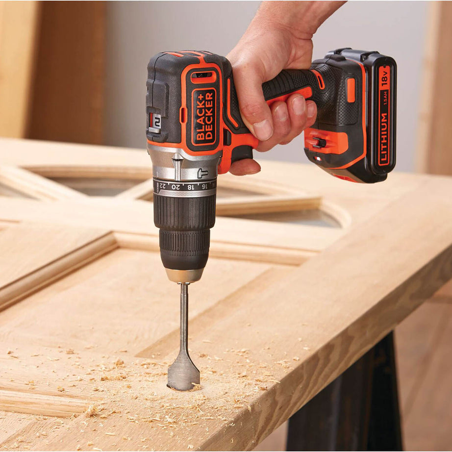 Black+Decker Hammer Drill BL188N-XJ Cordless POWERCONNECT LED 18V Body Only - Image 2