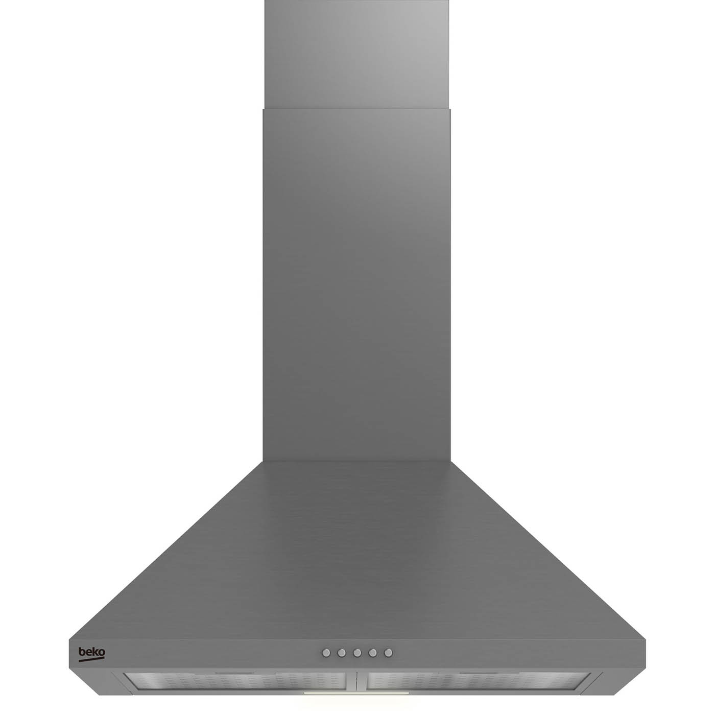 Beko HCP61422XH Stainless steel Chimney Cooker hood (W)59.8cm - Image 1