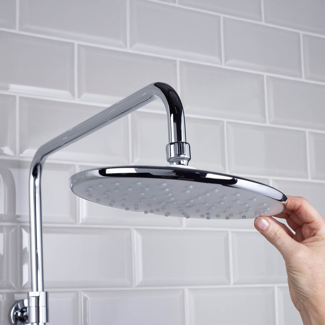Bristan Thermostatic Mixer Shower Exposed Chrome Duale Round Head Bathroom - Image 5
