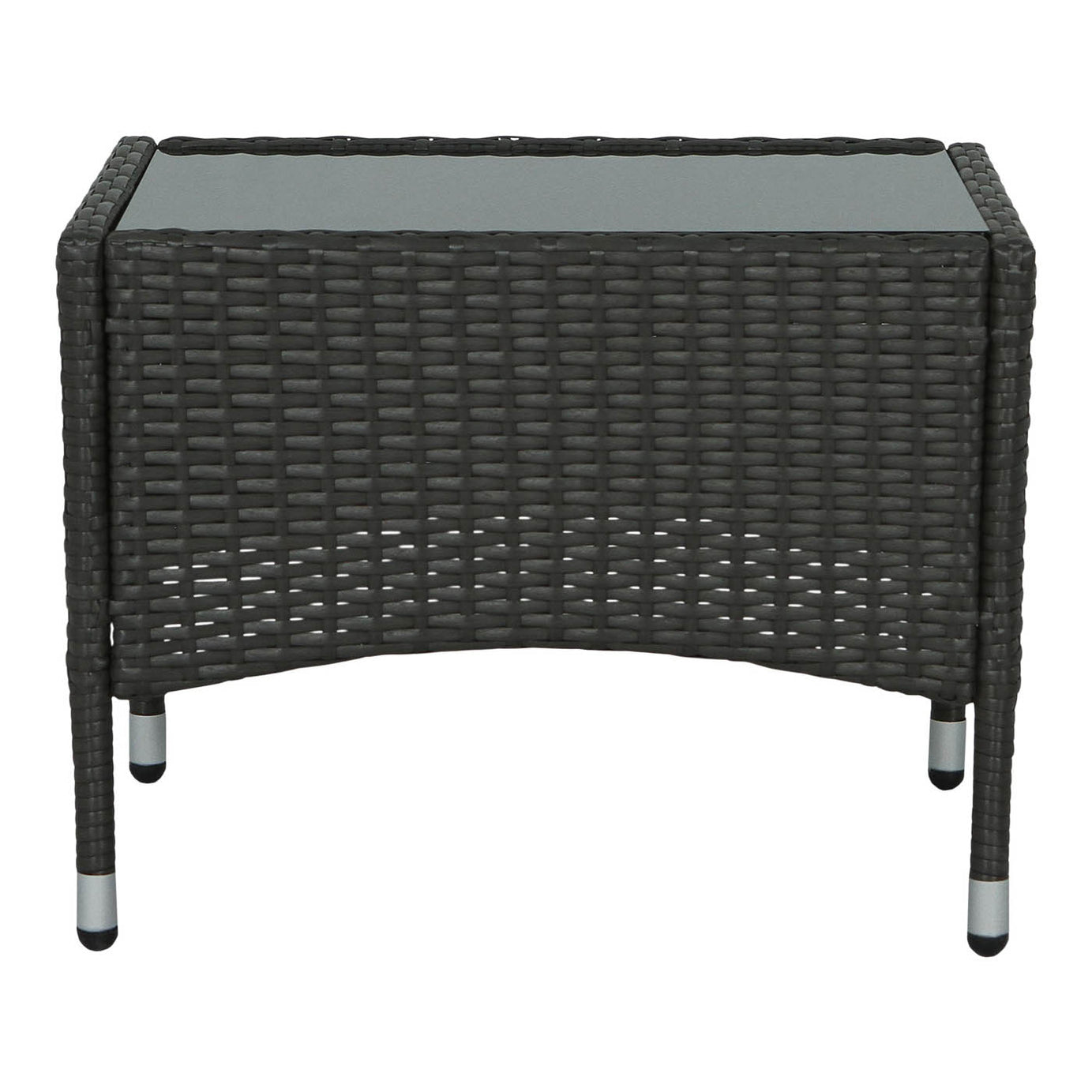 Derry Beige Rattan effect 3 Seater Corner Coffee set - Image 5