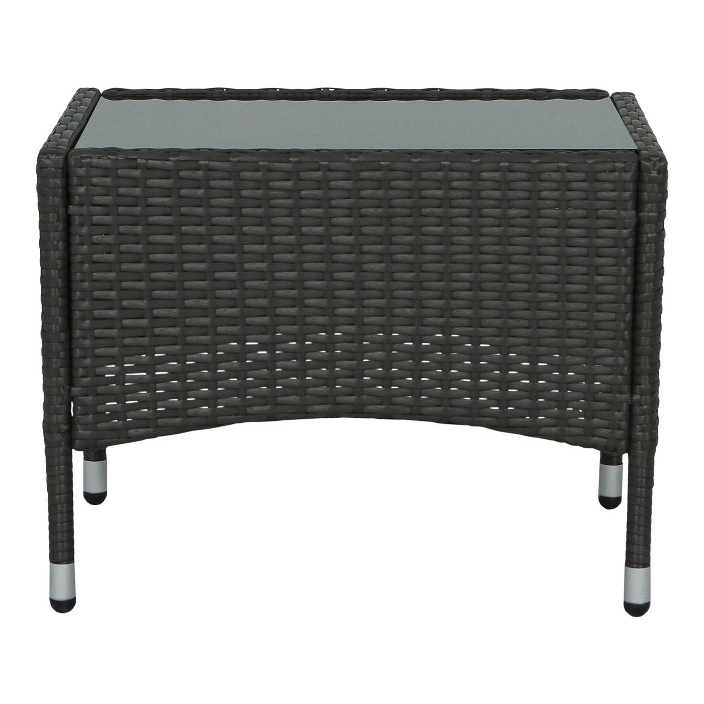 Derry Beige Rattan effect 3 Seater Corner Coffee set - Image 5