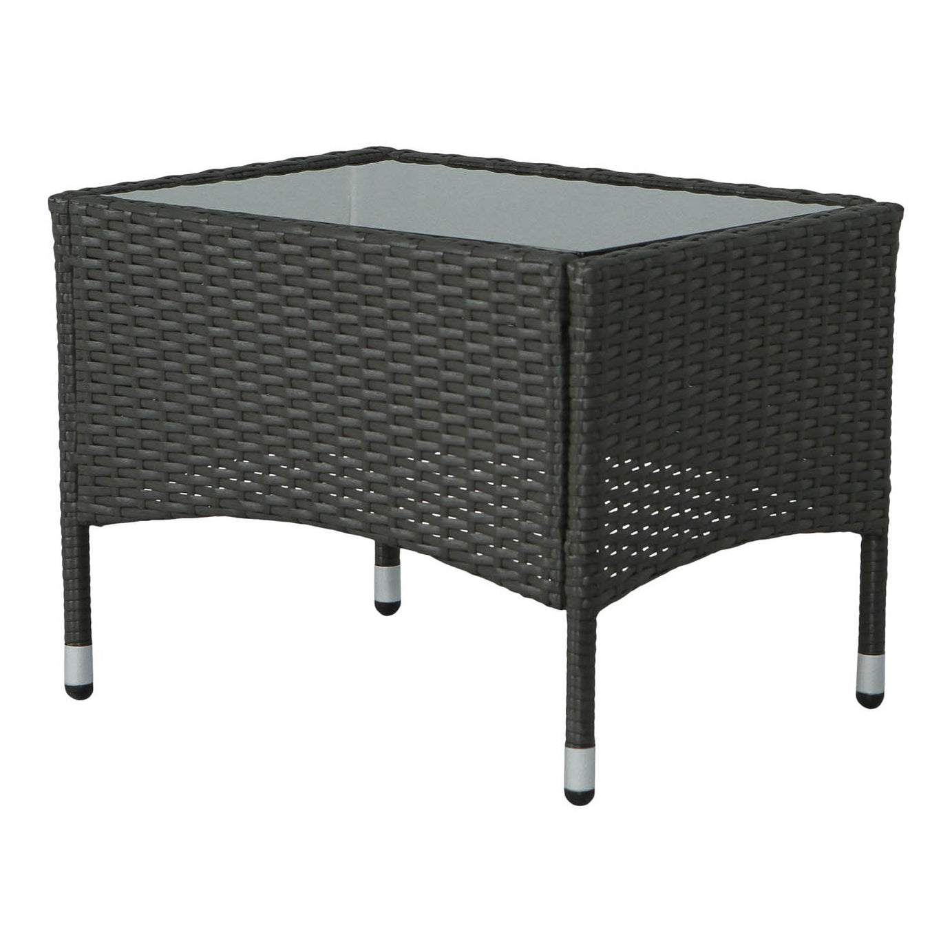 Derry Beige Rattan effect 3 Seater Corner Coffee set - Image 6