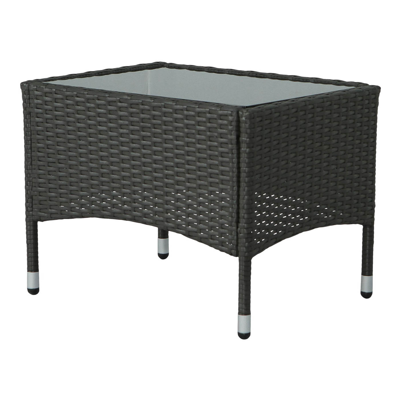 Derry Beige Rattan effect 3 Seater Corner Coffee set - Image 6