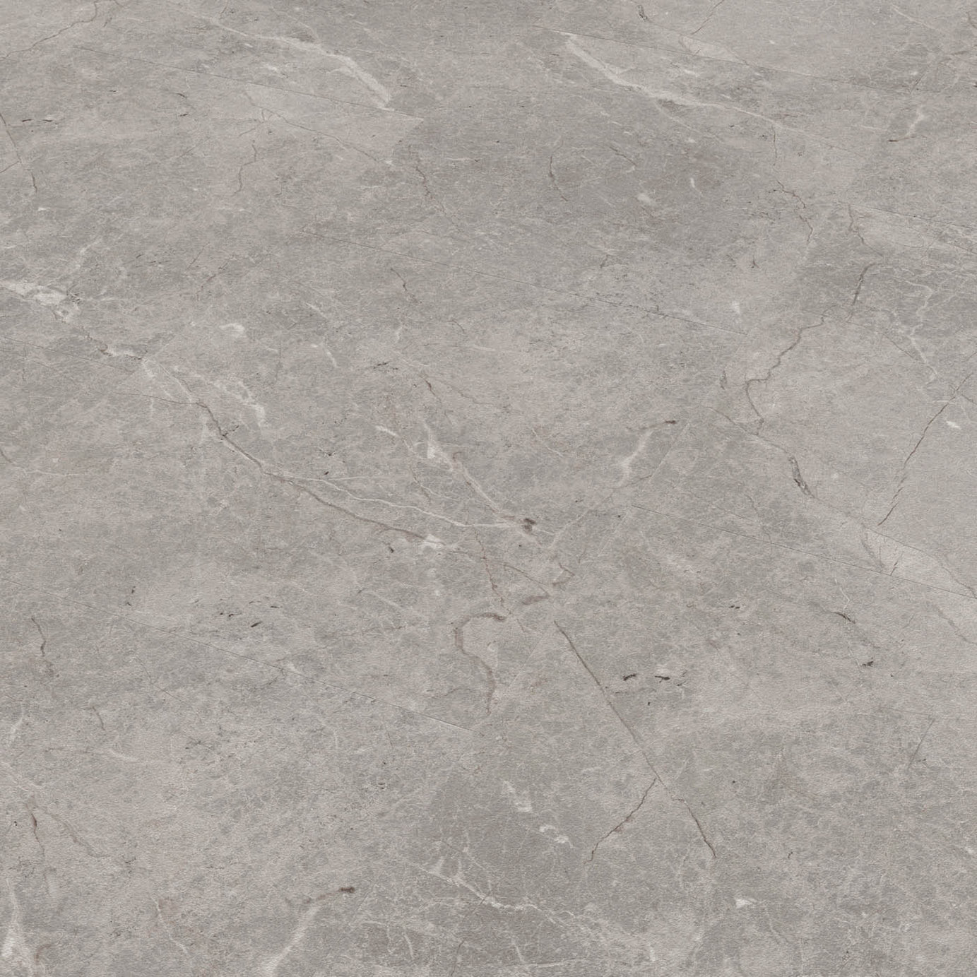 Vinyl Click Tile Matt Grey Marble Effect Embossed Waterproof Modern 2.74m² - Image 1