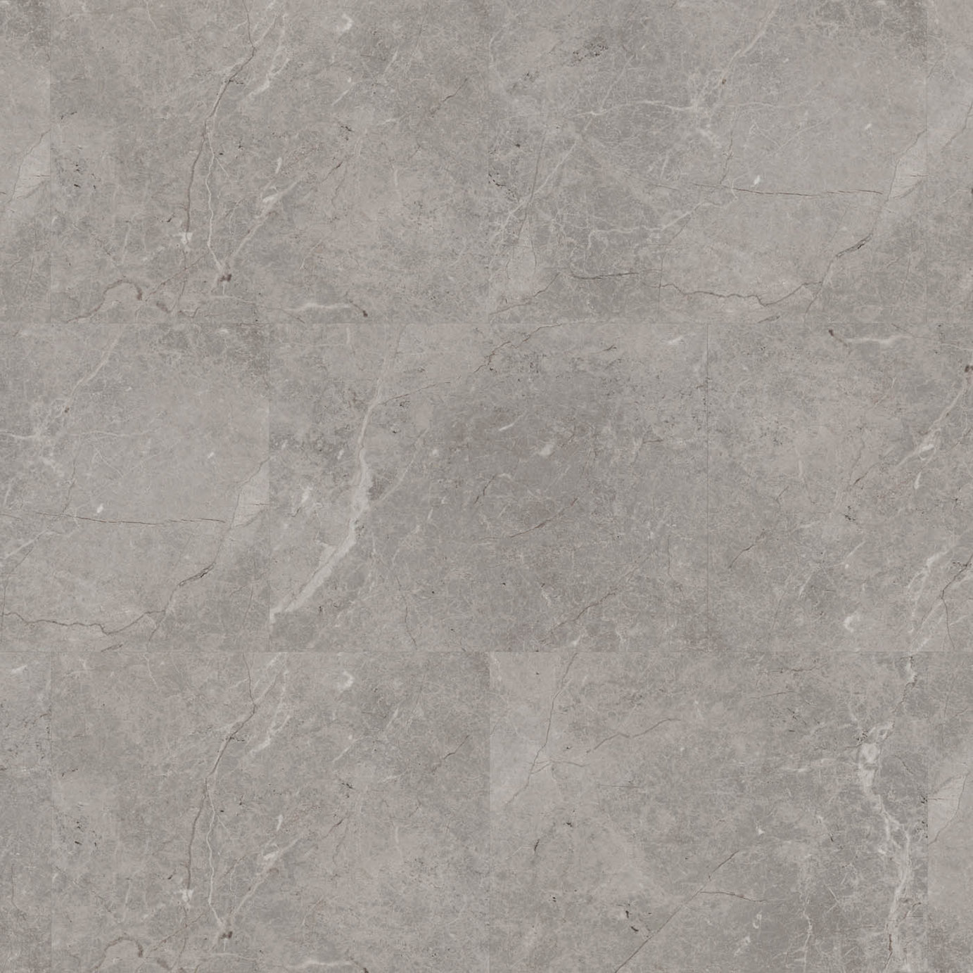 Vinyl Click Tile Matt Grey Marble Effect Embossed Waterproof Modern 2.74m² - Image 3