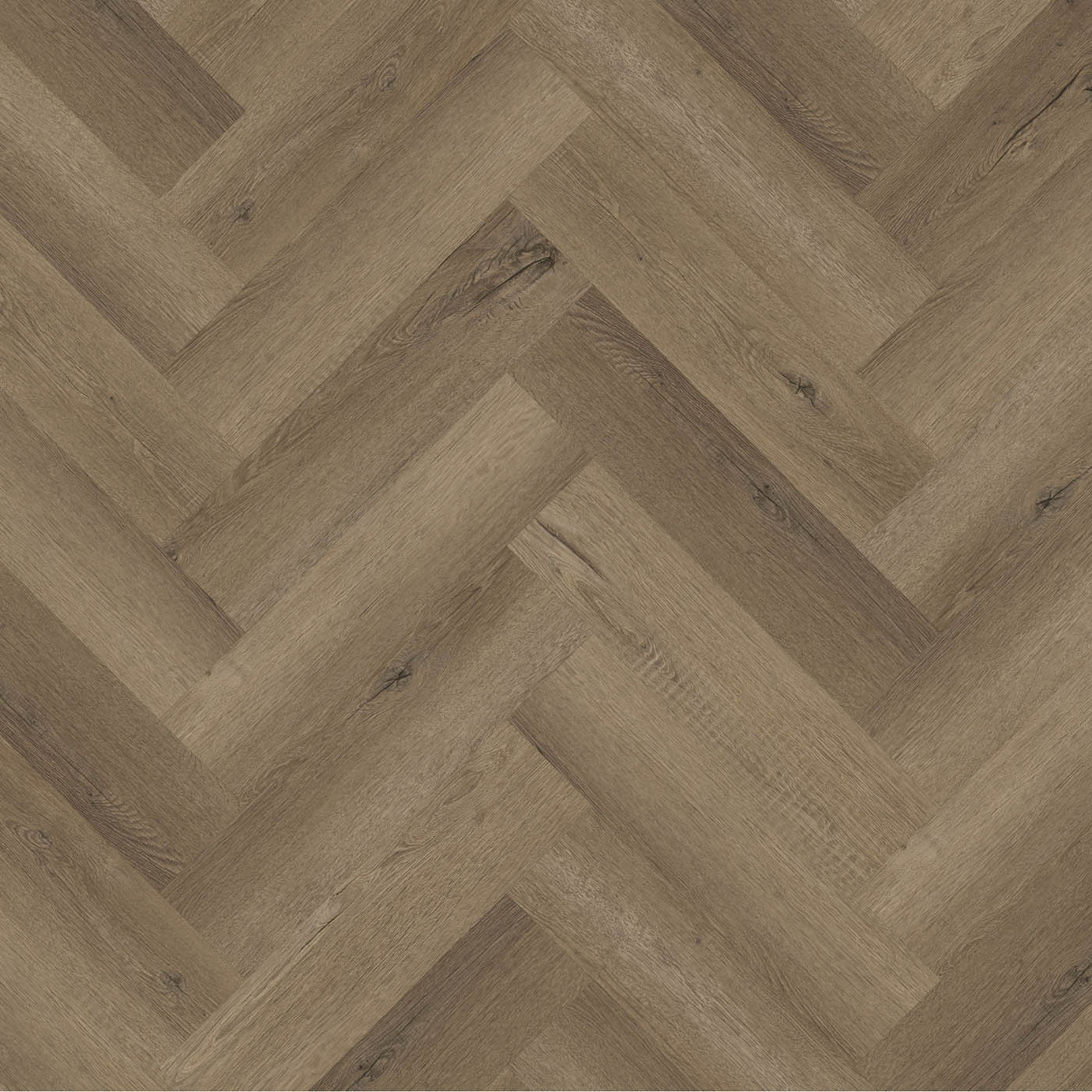 Vinyl Click Plank Flooring Mid Brown Oak Effect Waterproof Heavy Duty 1.95m² - Image 4