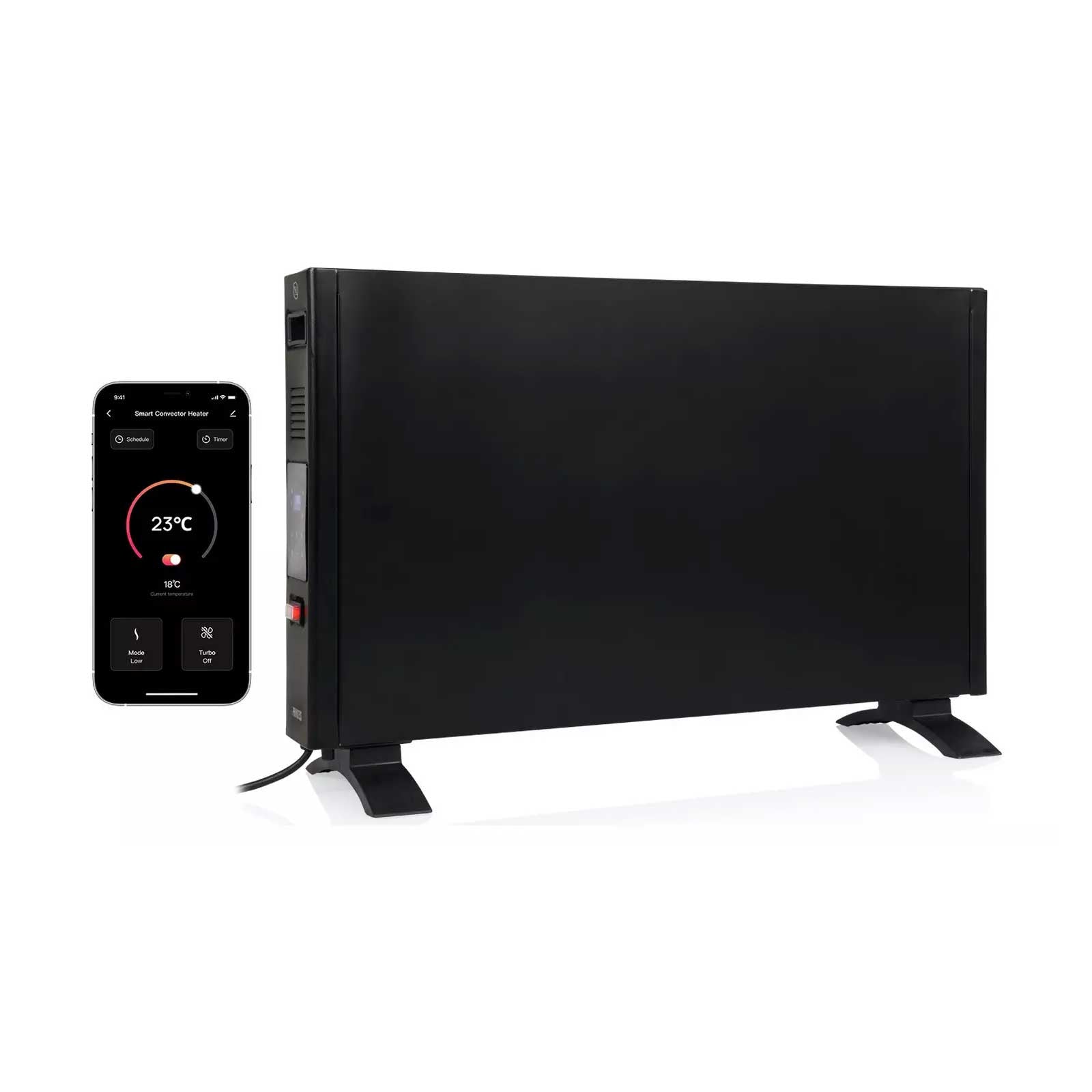 Princess Smart Heater Radiator Electric 3 Heat Settings Radiator Timer 2kW - Image 1