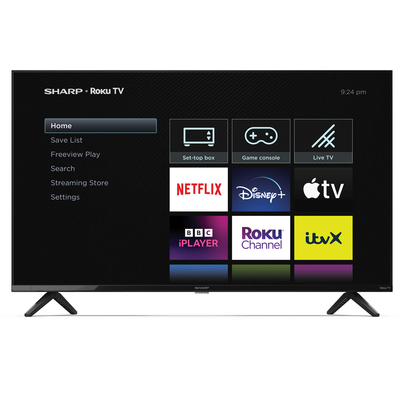 Sharp Roku TV Full HD Smart C43GD2225K Frameless LED 3 HDMI Inputs HDR 43in - Image 5