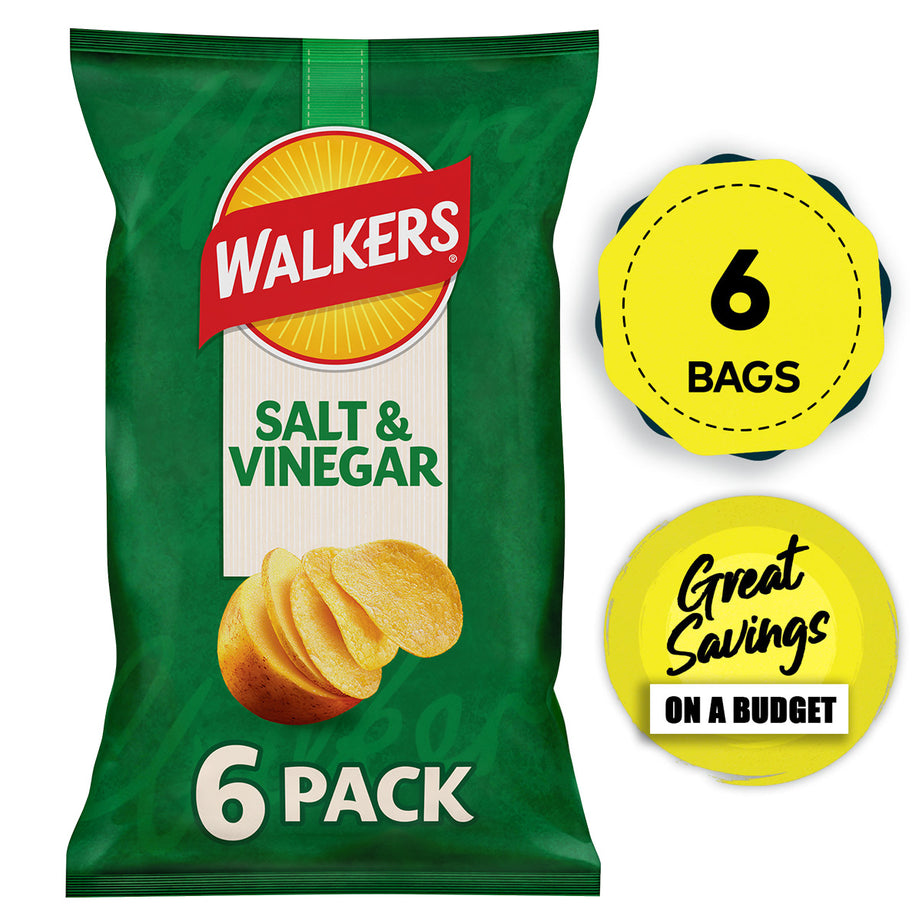 Walkers Crisps Salt Vinegar Quavers Cheese Prawn Cocktail Bundle 84 Bags - Image 5