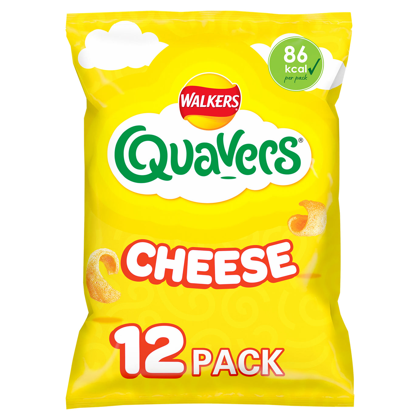 Walkers Quavers Crisps Cheese Flavour Multipack Snacks 15 x 12 Bags - Image 7