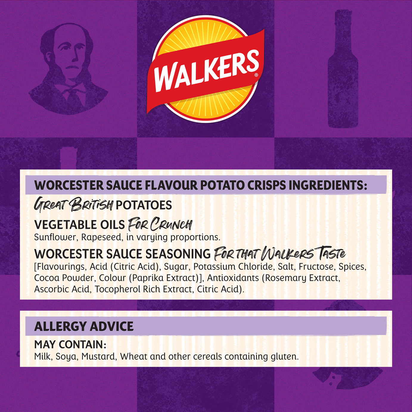 Walkers Crisps Lea & Perrins Worcester Sauce Multipack 108 x 25g - Image 4