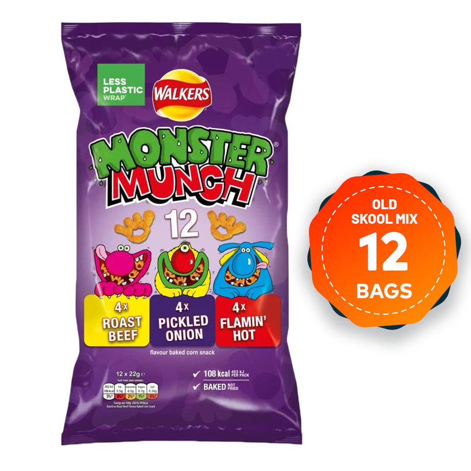 Walkers Crisps Salt Vinegar Quavers Cheese Prawn Cocktail Bundle 88 Bags - Image 2