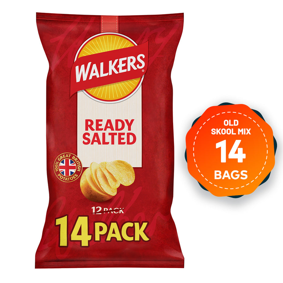 Walkers Crisps Salt Vinegar Quavers Cheese Prawn Cocktail Bundle 88 Bags - Image 3