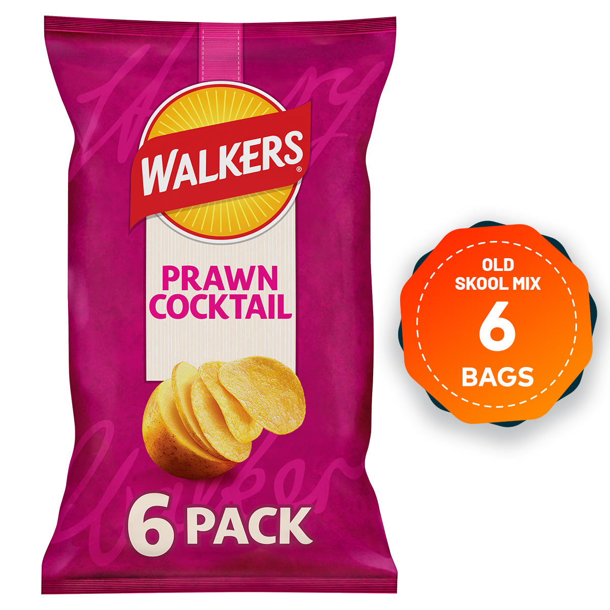 Walkers Crisps Salt Vinegar Quavers Cheese Prawn Cocktail Bundle 88 Bags - Image 5