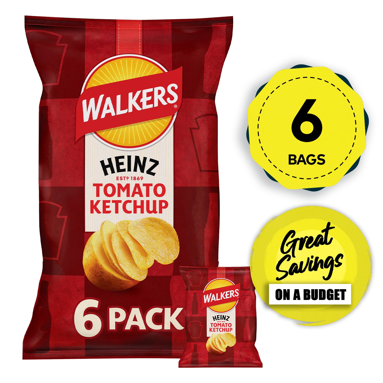 Walkers Crisps Salt & Vinegar Worcester Prawn Chicken Smoky Bacon Bundle 54 Bags - Image 9