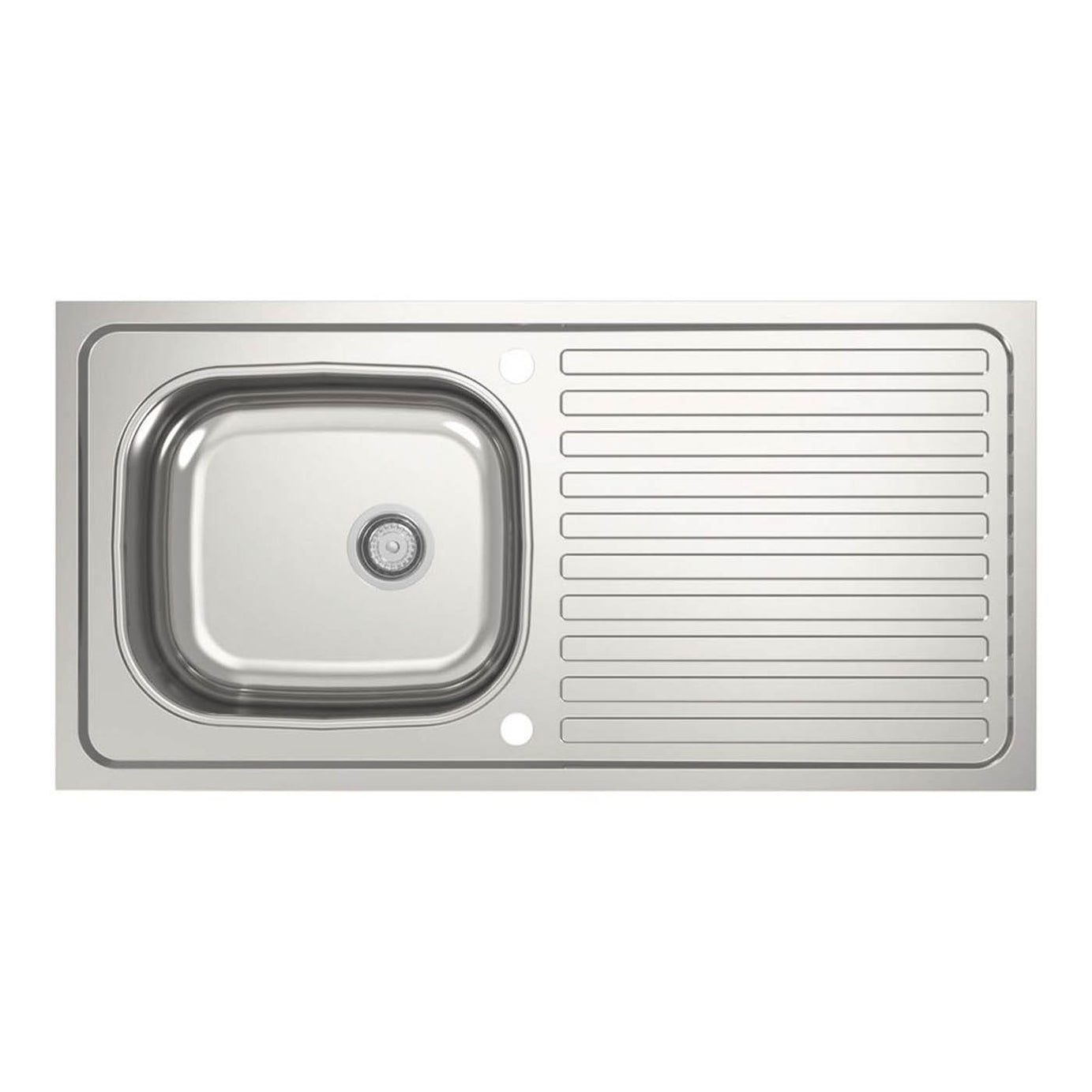 Utility 1 Bowl  Polished Stainless Steel Sink 1000mm x 500mm - Image 3