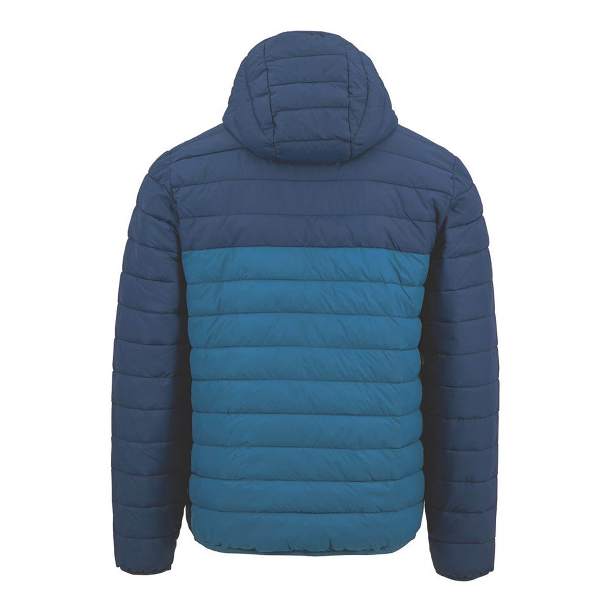 Site Work Jacket Mens Blue Lightweight Water Repellent Hooded Medium 46.5"Chest - Image 2