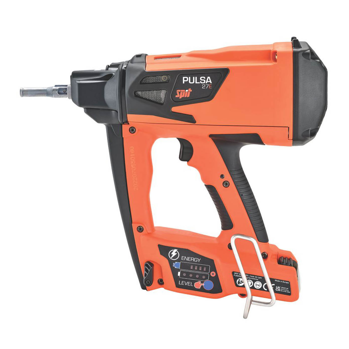 Spit Gas Nail Gun Cordless 3.7V 2.5Ah Li-Ion Pulsa27E Concrete Steel Pin Nailer - Image 3