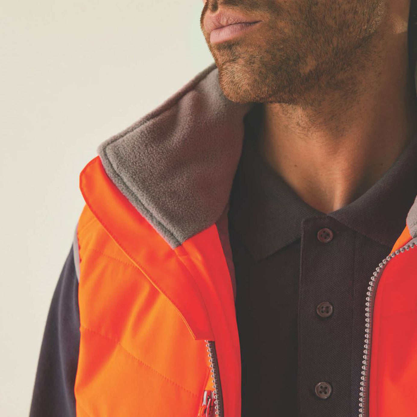 Regatta Work Hi-Vis Bodywarmer Mens Thermal Orange Gilet Large 47.2in Chest - Image 4