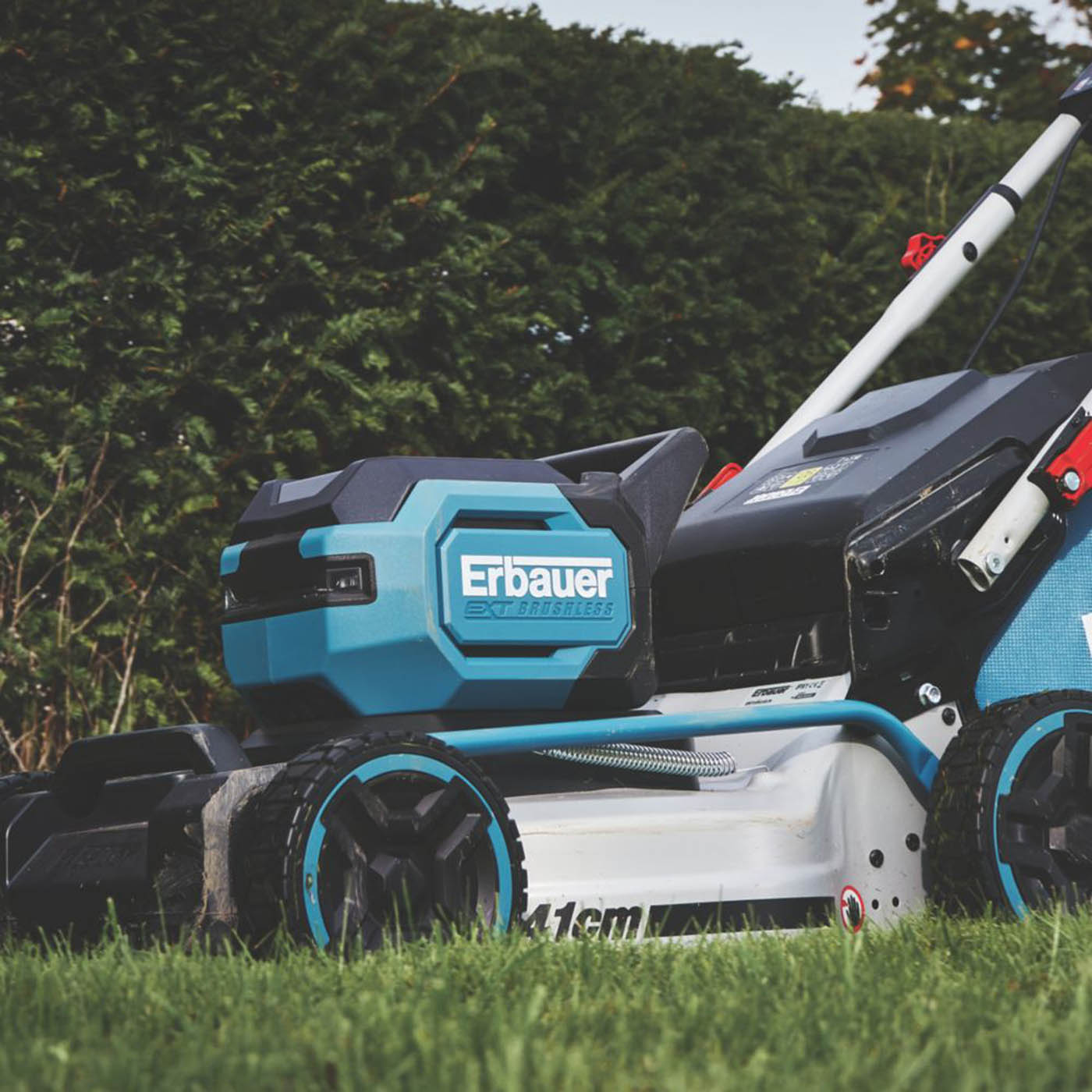 Erbauer Lawnmower Cordless 36V 1 x 4.0/8.0Ah Li-Ion ERT1041GLM Mulching 50L - Image 3