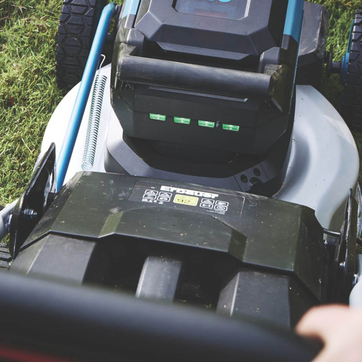 Erbauer Lawnmower Cordless 36V 1 x 4.0/8.0Ah Li-Ion ERT1041GLM Mulching 50L - Image 4