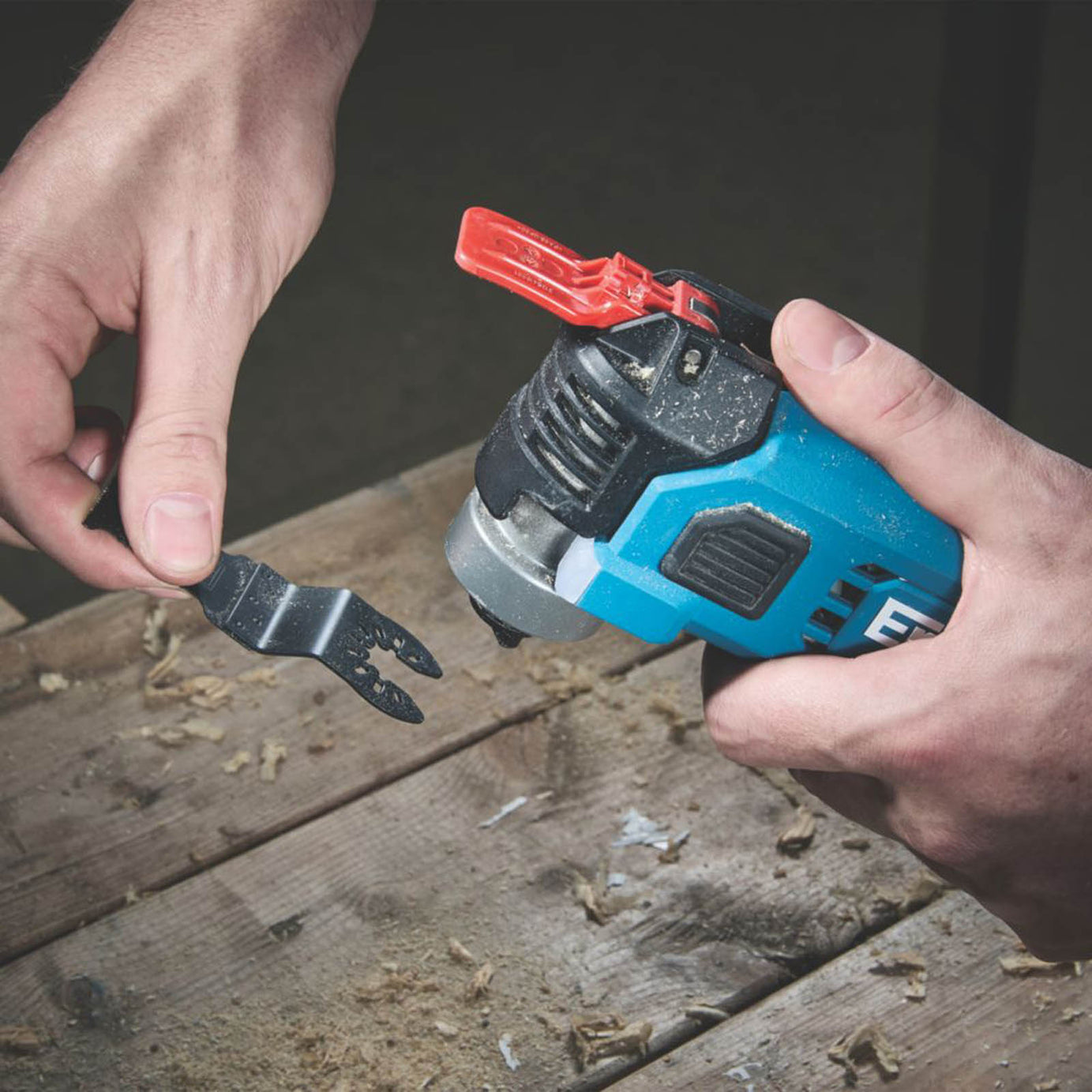 Erbauer Multi Tool Cordless 18V 1 x 4.0Ah Li-Ion ERI1080MLT Brushless Compact - Image 5