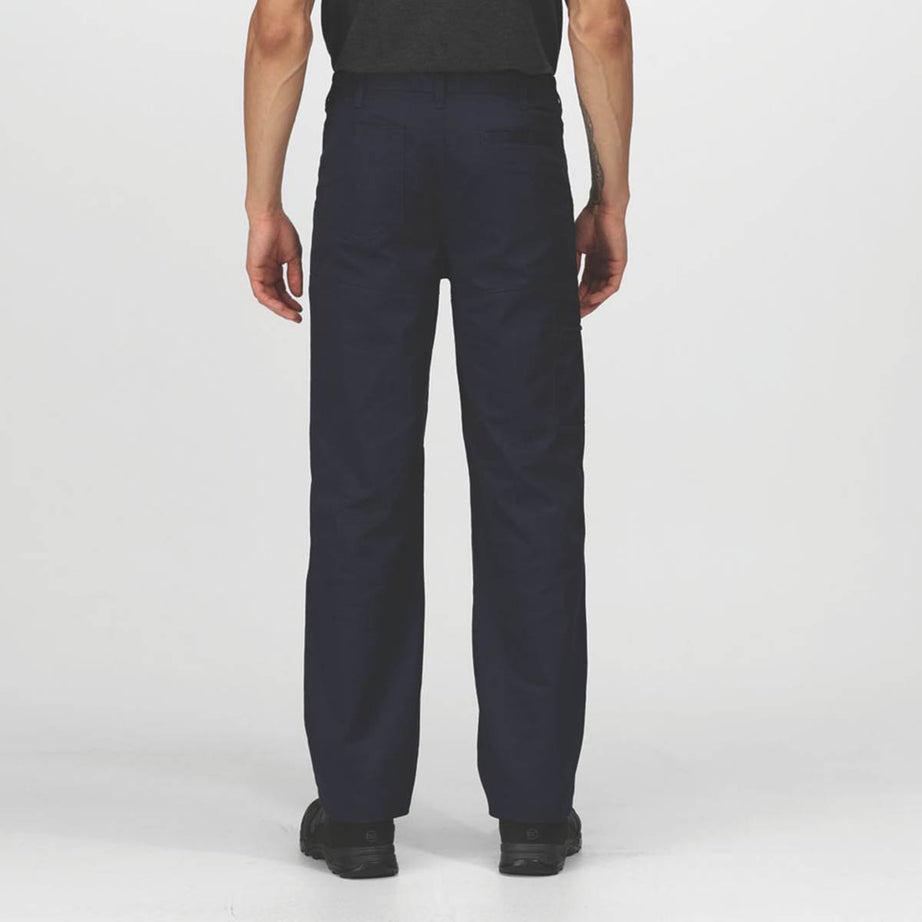 Regatta Work Trousers Mens Pro Action Classic Fit Navy Multi Pockets 30W 29L - Image 4