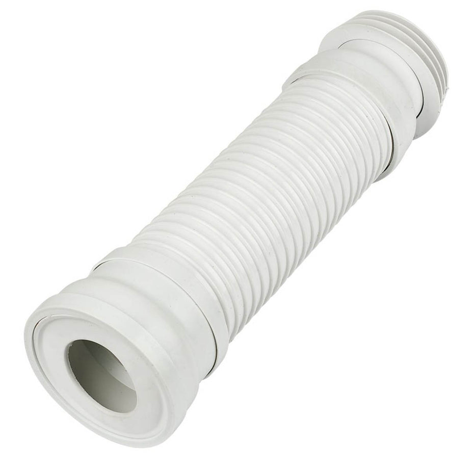 FloPlast Flexible Pan Connector SP106 Adjustable White Polypropylene  110mm - Image 1
