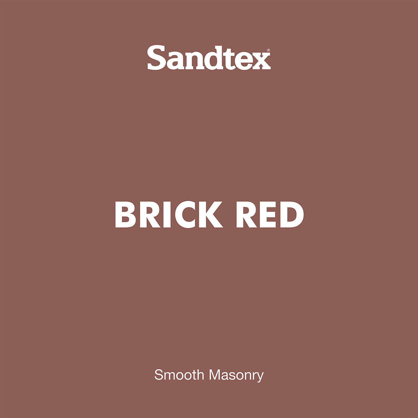Sandtex Masonry Paint 5L Brick Red Ultra Smooth Exterior Weatherproof Outdoor - Image 2