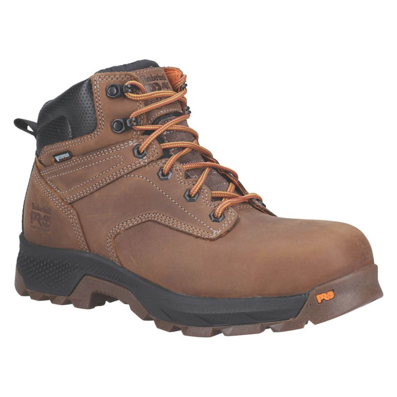 Timberland Pro Titan 6" Size 9  Brown Waterproof  Safety Boots - Image 1