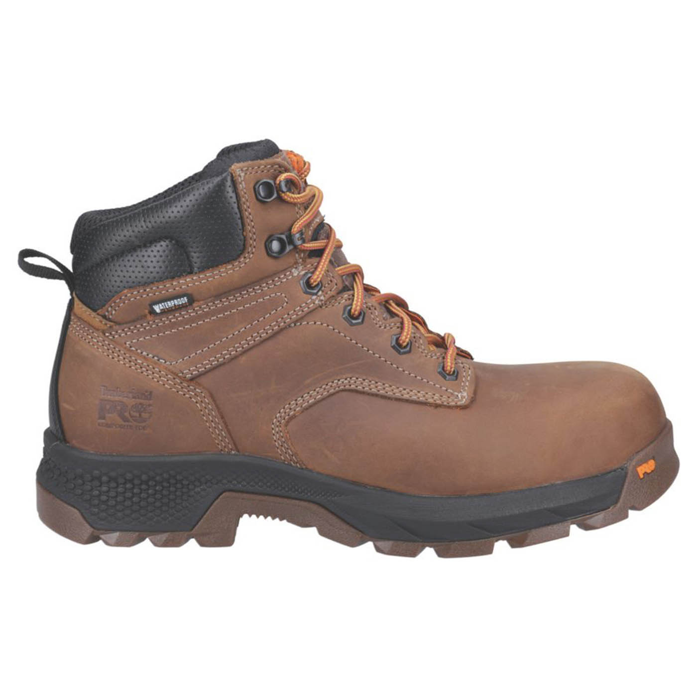 Timberland Pro Titan 6" Size 9  Brown Waterproof  Safety Boots - Image 2