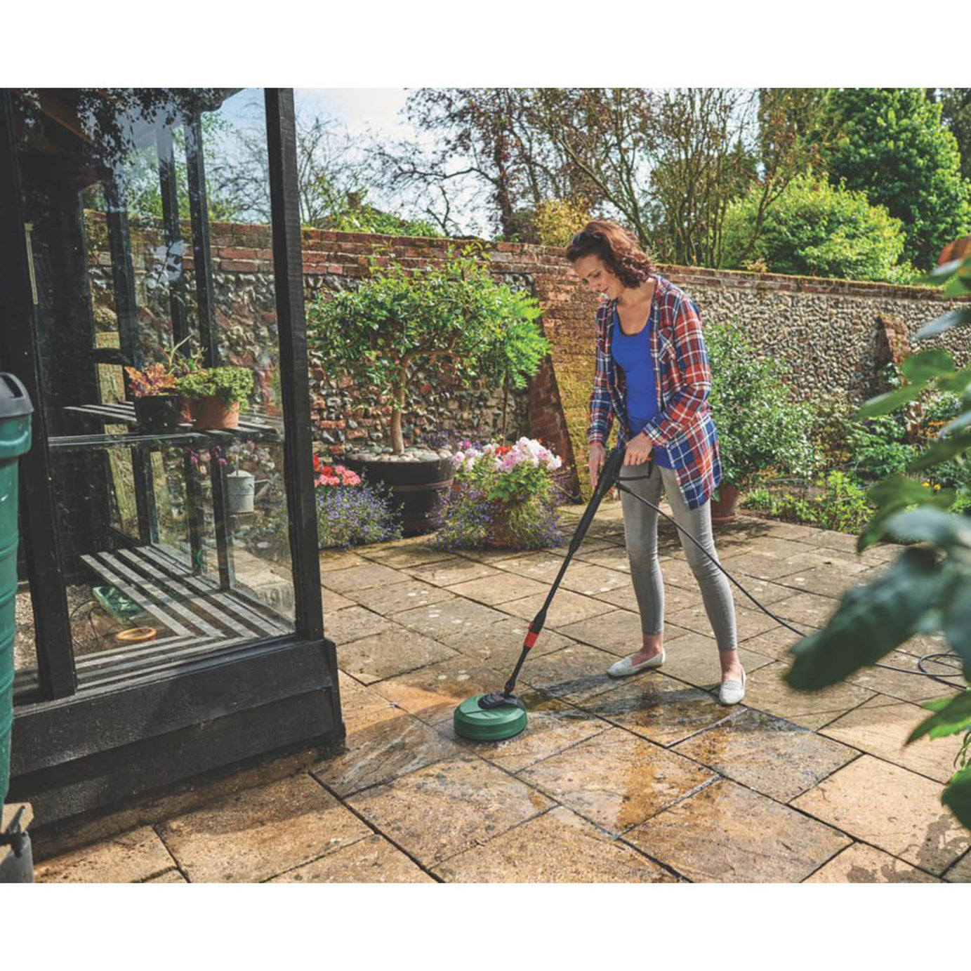 Bosch Patio Cleaner Attachment For Pressure Washer AquaSurf Clip On 250mm - Image 3