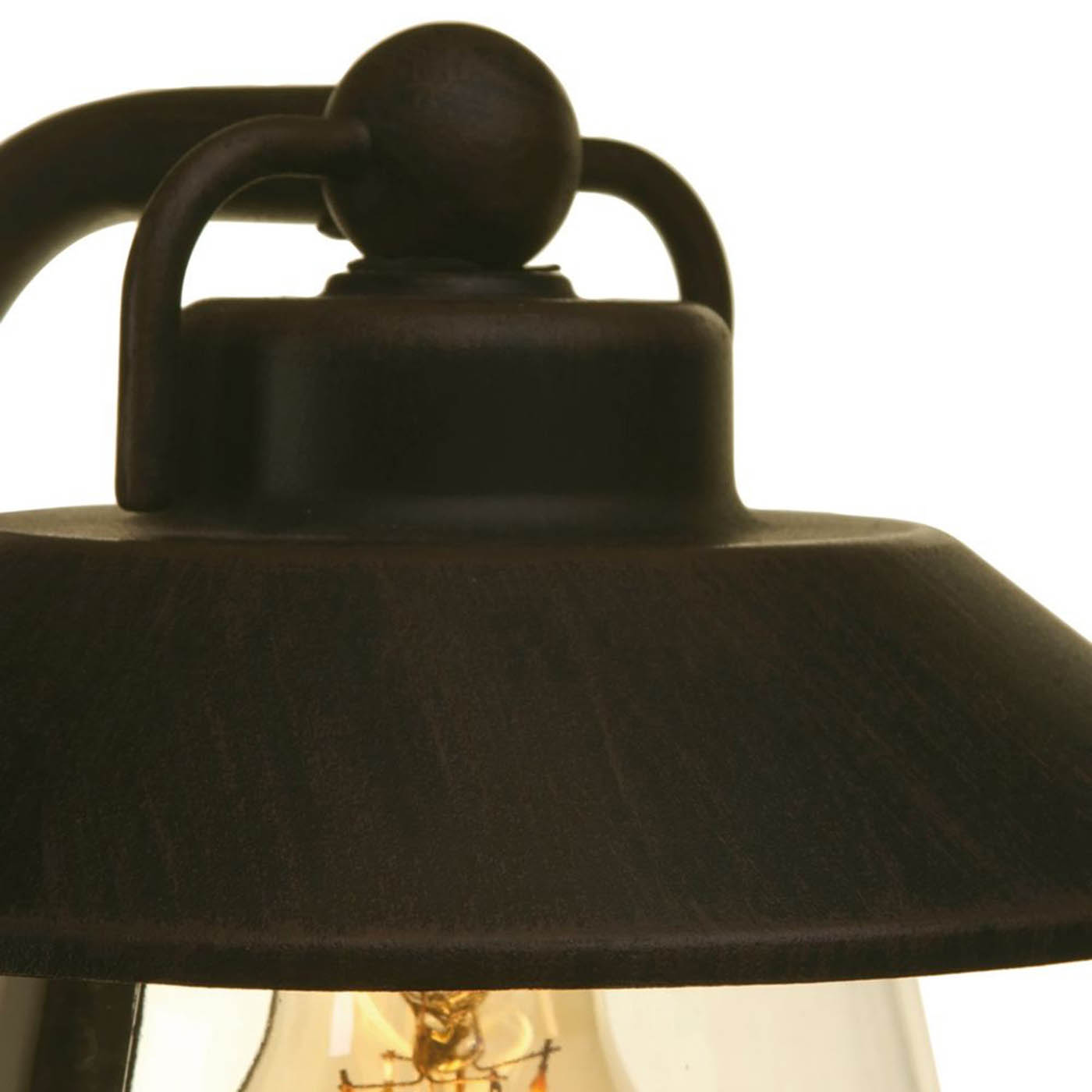Lutec Post Light Outdoor 945mm Black Rust IP44 Garden Path Patio Lamp Lantern - Image 4