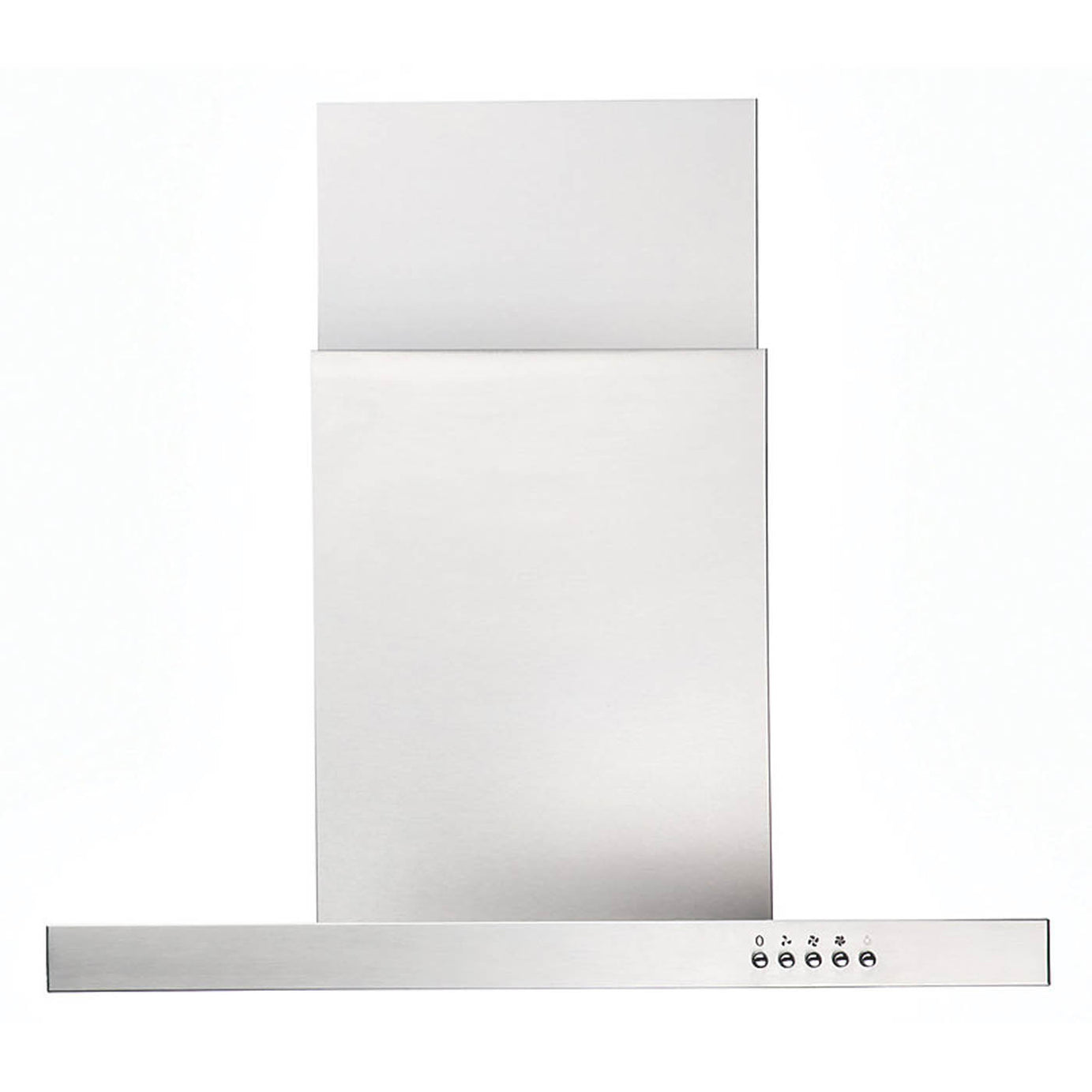 Cooker Hood Kitchen Extractor BH60SS Canopy Stainless Steel LED Silver 60cm - Image 1
