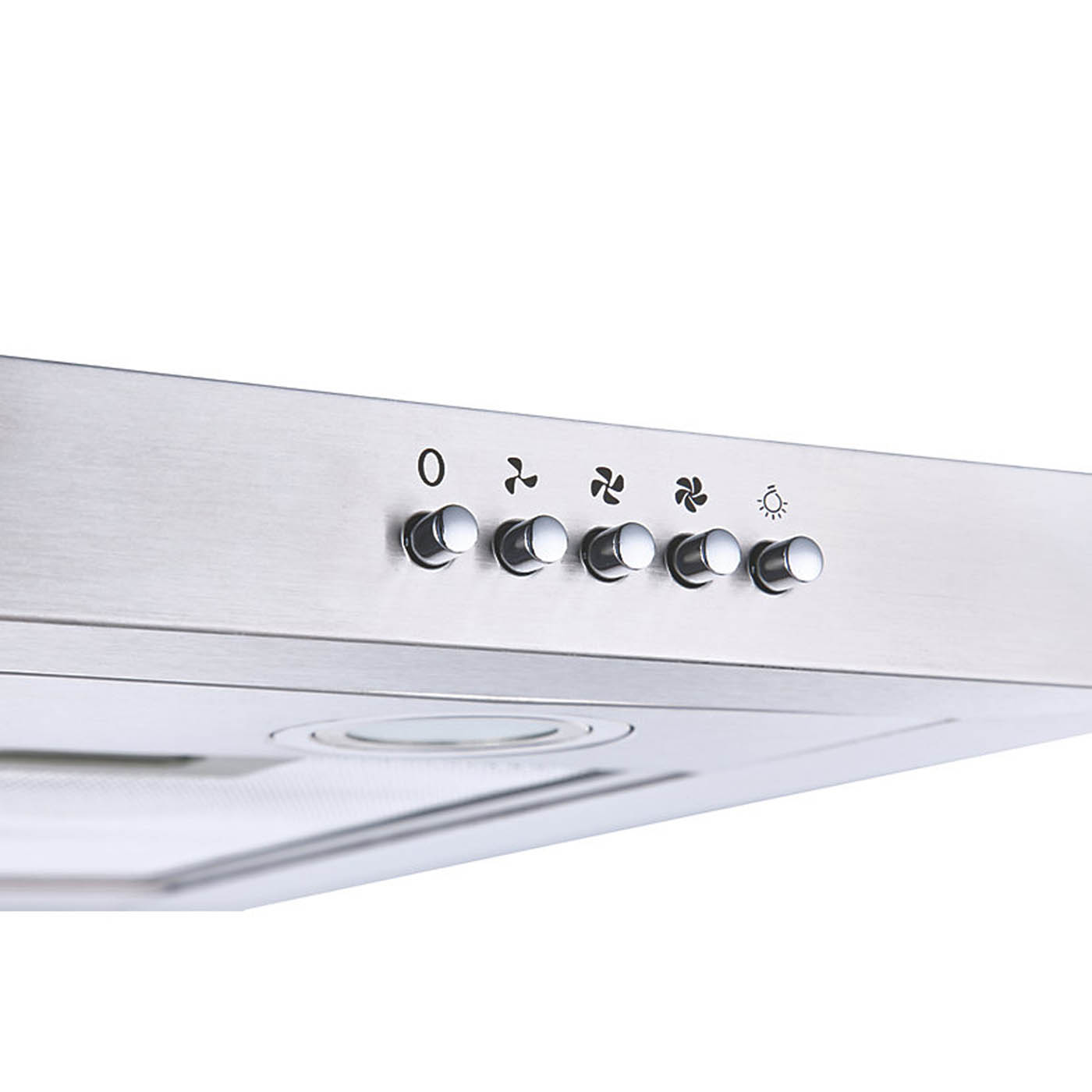 Cooker Hood Kitchen Extractor BH60SS Canopy Stainless Steel LED Silver 60cm - Image 2