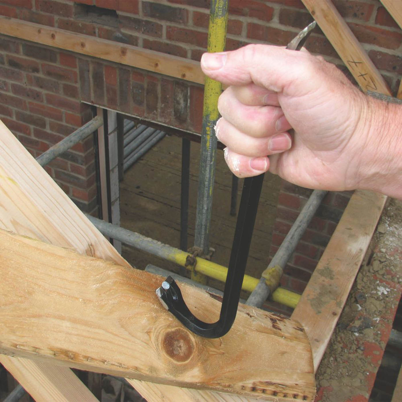 Multi Purpose Wrecking Bar Set 5 Pieces Utility Aligning Steel Hexagonal Shafts - Image 3
