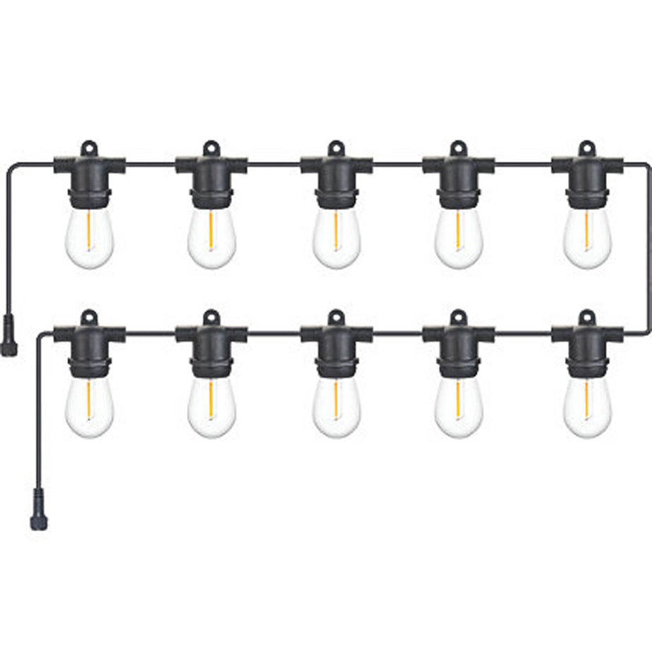 Outdoor Festoon String Lighting LED Extension Warm White Bulbs 800LM 5M - Image 3
