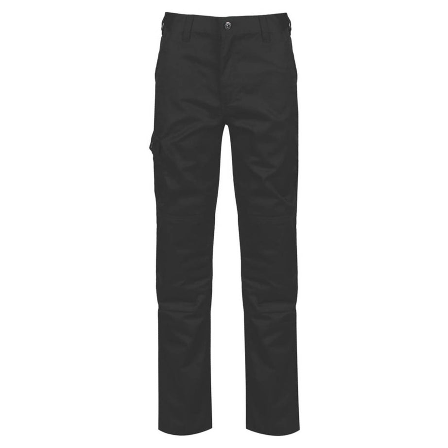 Regatta Mens Work Trousers Cargo Black Multi Pockets Classic Fit 36" W 29" L - Image 1