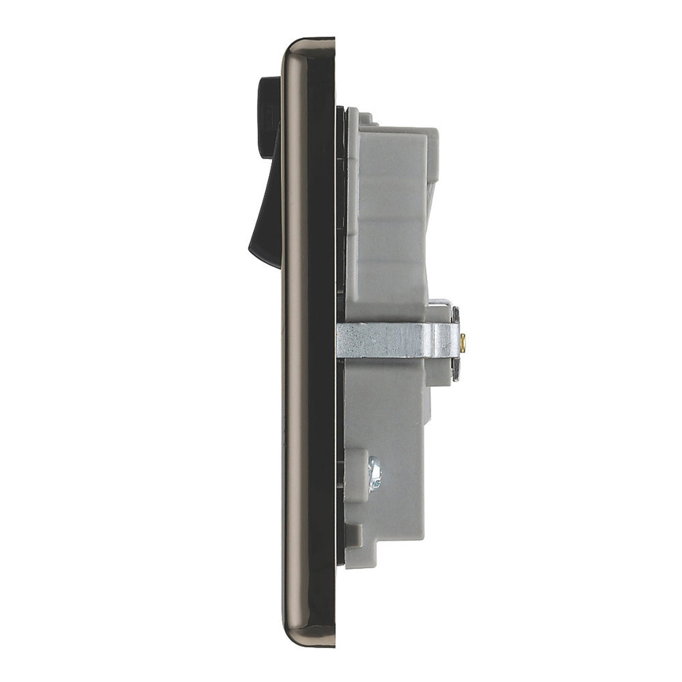 LAP Extender Socket Wi-Fi 13A 2-Gang 2.1A 2.4GHz USB Charger Type A Black Nickel - Image 3