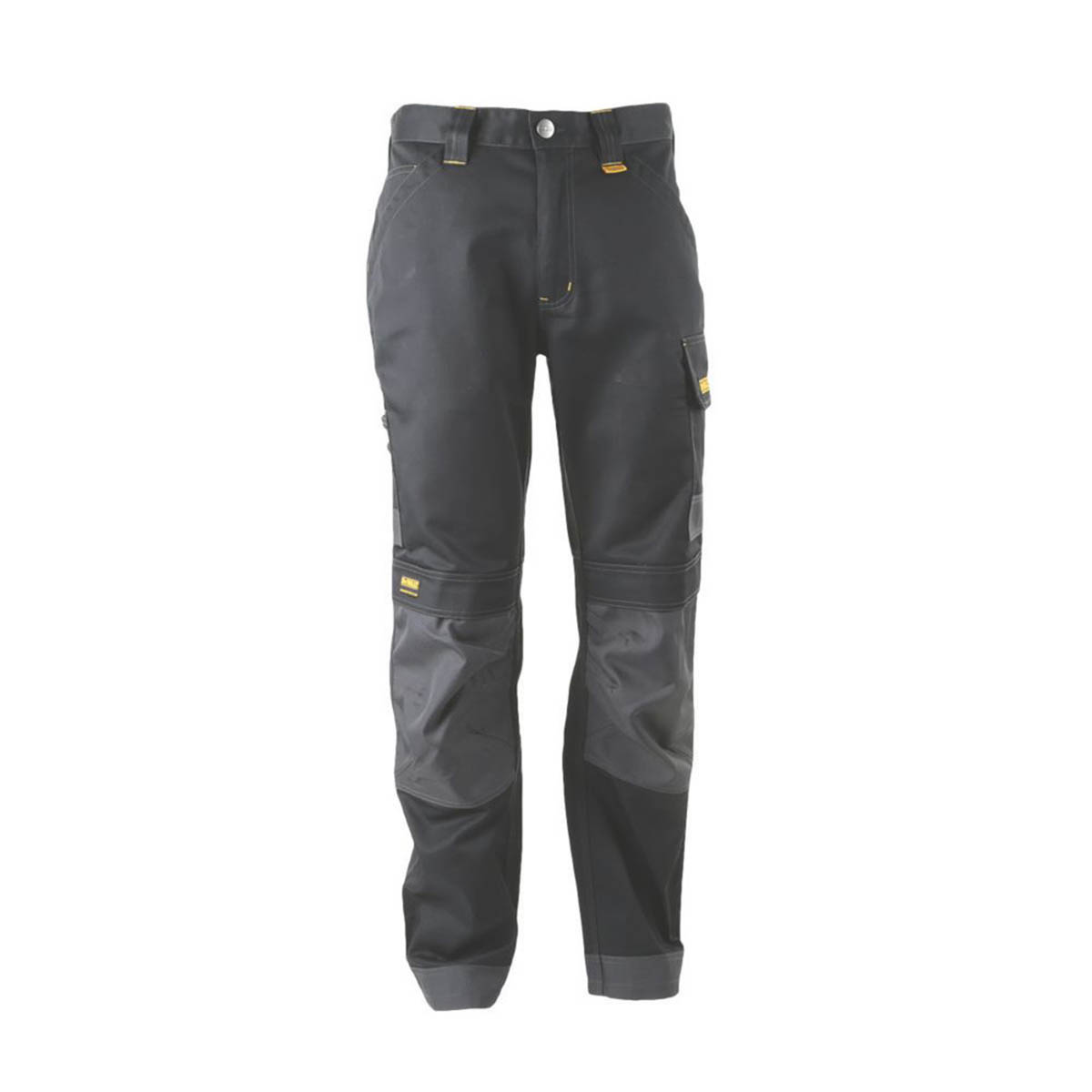 DeWalt Work Trousers Mens Louisiana Regular Fit Black Multi Pocket Cargo 40W 31L - Image 1