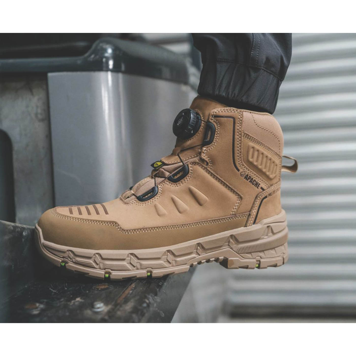 Apache Stonehenge Size 13  Stone Waterproof Steel Toe Cap Safety Boots - Image 6