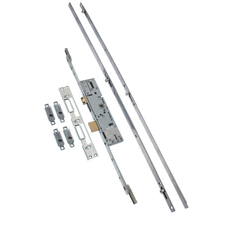 Door Lock Kit Multi Point Euro Profile Replacement Steel 53mm Case 35mm Backset - Image 2