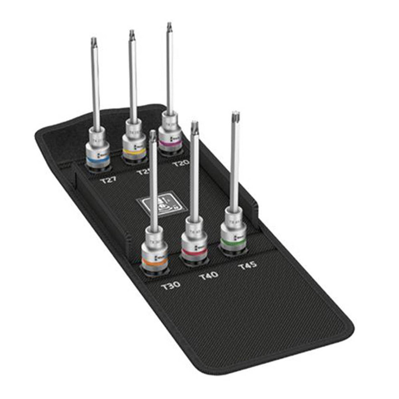 Wera Socket Bit Set 8767C Zyklop 1/2'' Drive Metric Compact Durable Pack Of 6 - Image 1