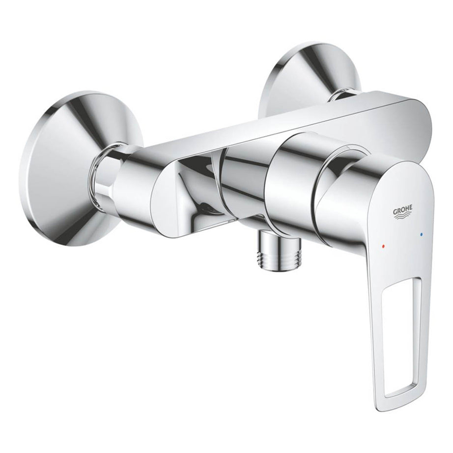 Grohe Shower Mixer Valve Exposed Chrome Single Lever Brass Modern Bathroom - Image 1